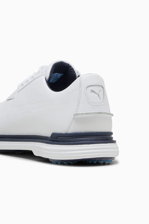 PUMA Royale Golf Shoes Men, PUMA White-Deep Navy-Team Light Blue, extralarge-GBR
