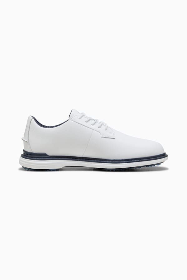 PUMA Royale Golf Shoes Men, PUMA White-Deep Navy-Team Light Blue, extralarge-GBR