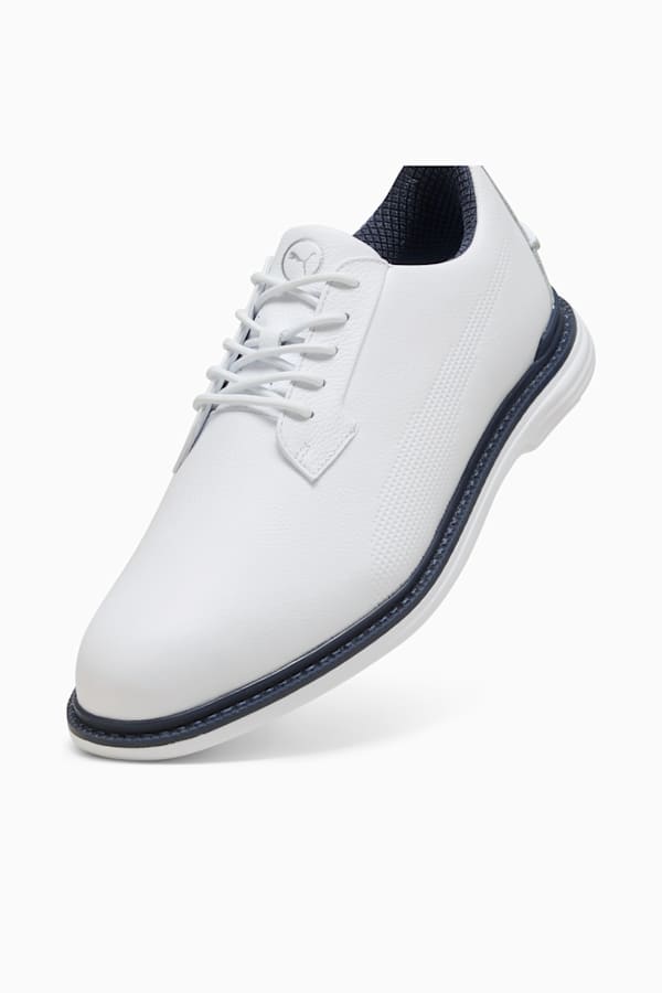 PUMA Royale Golf Shoes Men, PUMA White-Deep Navy-Team Light Blue, extralarge-GBR