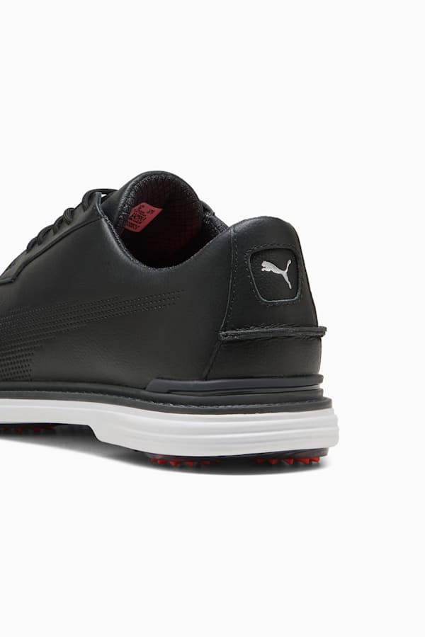 PUMA Royale Golf Shoes Men, PUMA Black-Flat Dark Gray-Red Blast, extralarge-GBR