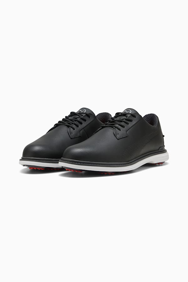 PUMA Royale Golf Shoes Men, PUMA Black-Flat Dark Gray-Red Blast, extralarge-GBR