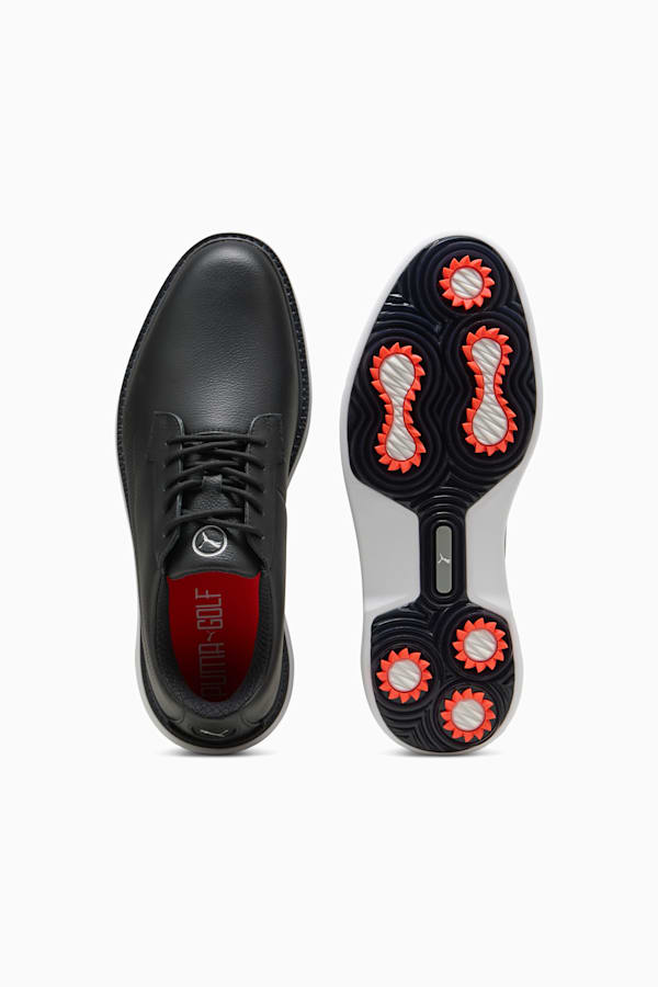 PUMA Royale Golf Shoes Men, PUMA Black-Flat Dark Gray-Red Blast, extralarge-GBR