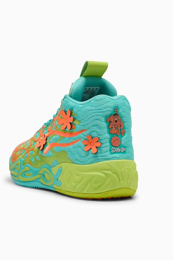 MB.04 Scooby Doo Basketball Shoes, Aquatic-Lime Smash-Heat Fire, extralarge