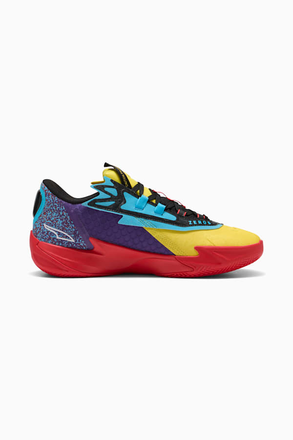 Scoot Zeros II Caution Basketball Shoes Unisex, Rickie Orange-Speed Yellow, extralarge-GBR