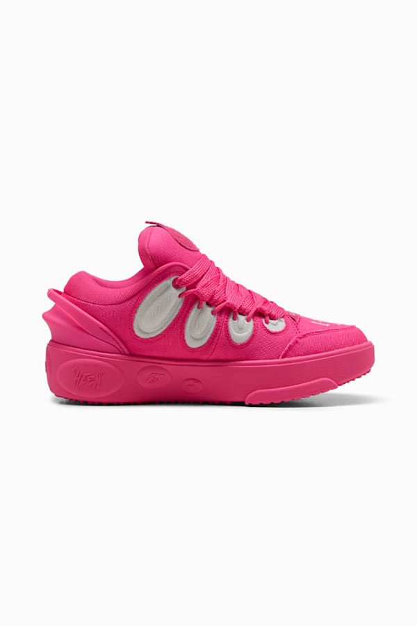 PUMA HOOPS x LAFRANCÉ Pink Carpet Sneakers Unisex, Glowing Pink-Glacial Gray, extralarge