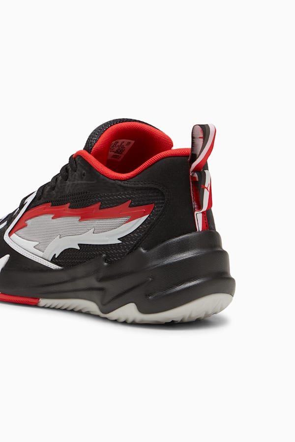 Scoot Zeros O.D.D. City Basketball Shoes, PUMA Black-For All Time Red, extralarge