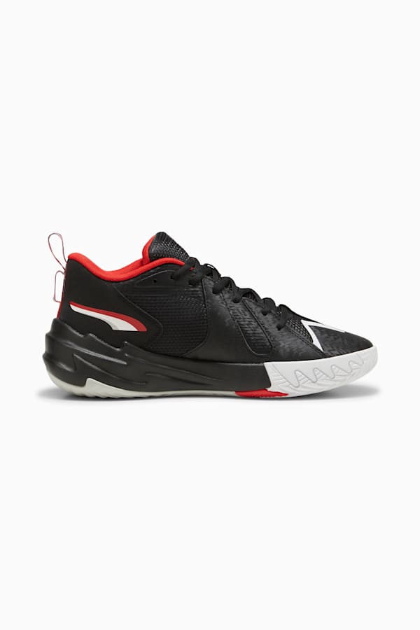 Scoot Zeros O.D.D. City Basketball Shoes, PUMA Black-For All Time Red, extralarge