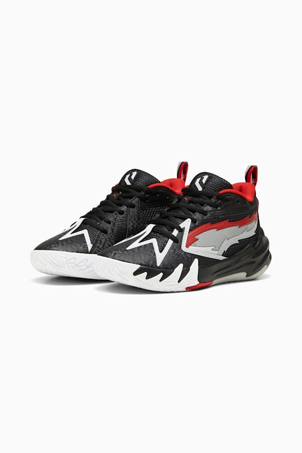 Scoot Zeros O.D.D. City Basketball Shoes Youth, PUMA Black-For All Time Red, extralarge-GBR