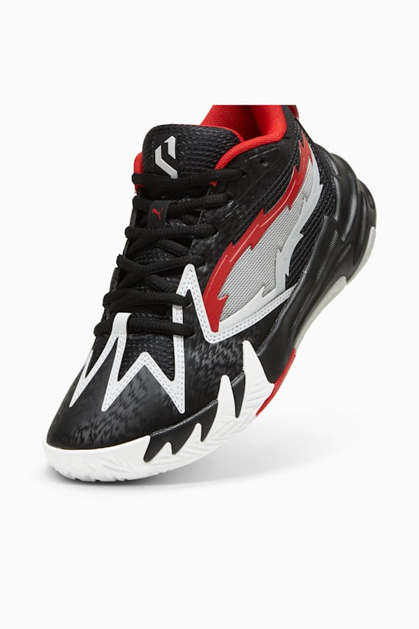 Scoot Zeros O.D.D. City Basketball Shoes Youth, PUMA Black-For All Time Red, extralarge-GBR