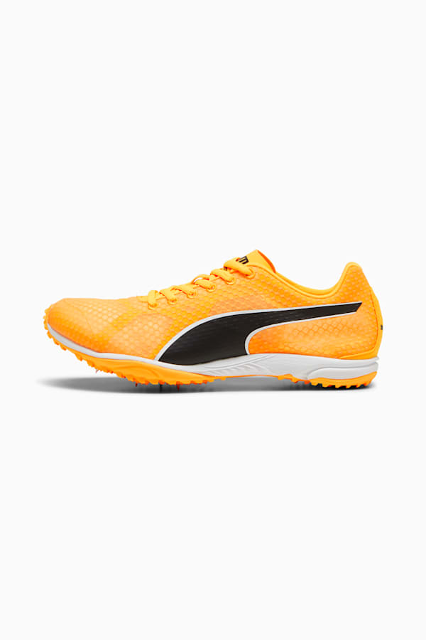 evoSPEED Haraka 8 Unisex Spikes Unisex, Sun Stream-PUMA Black-PUMA White, extralarge