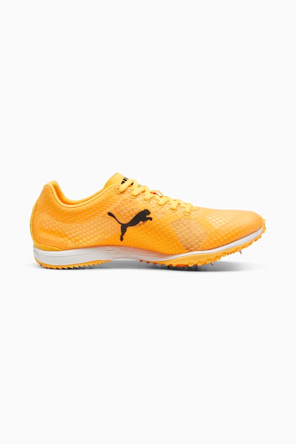 evoSPEED Haraka 8 Unisex Spikes Unisex, Sun Stream-PUMA Black-PUMA White, extralarge