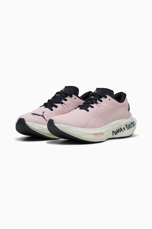 PUMA x SAYSKY Deviate NITRO™ 3 Running Shoes Women, Rose Mauve-New Navy, extralarge