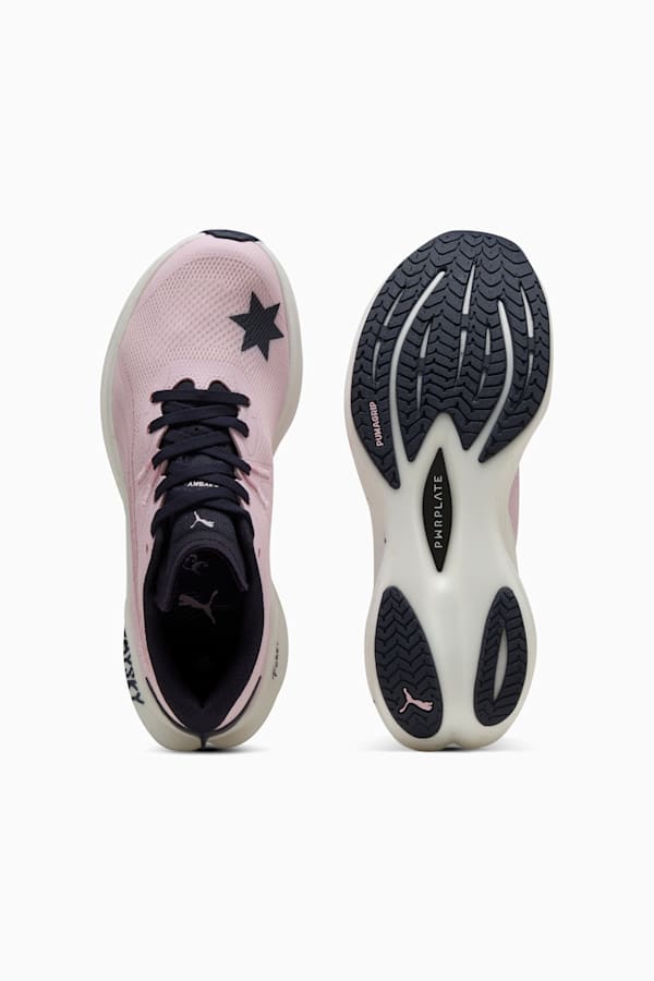 PUMA x SAYSKY Deviate NITRO™ 3 Running Shoes Women, Rose Mauve-New Navy, extralarge