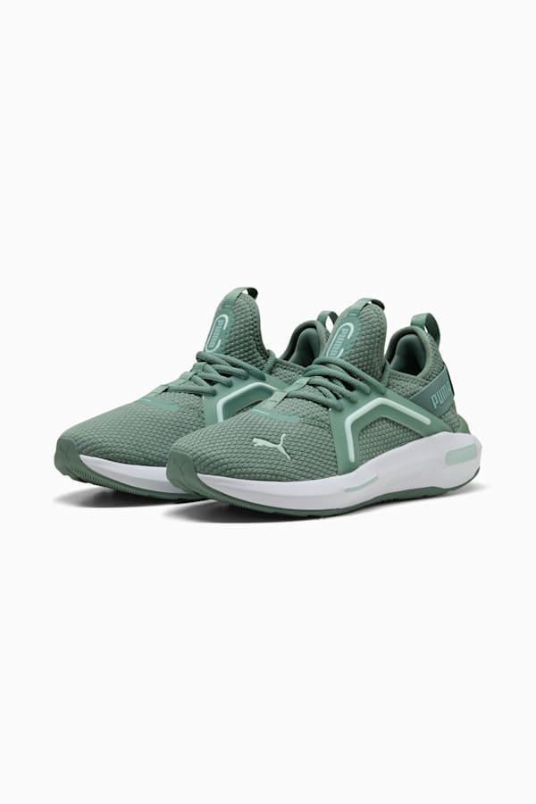 Softride Enzo 5 Running Shoes Women, Green Moon-Peaceful Blue-PUMA White, extralarge-GBR