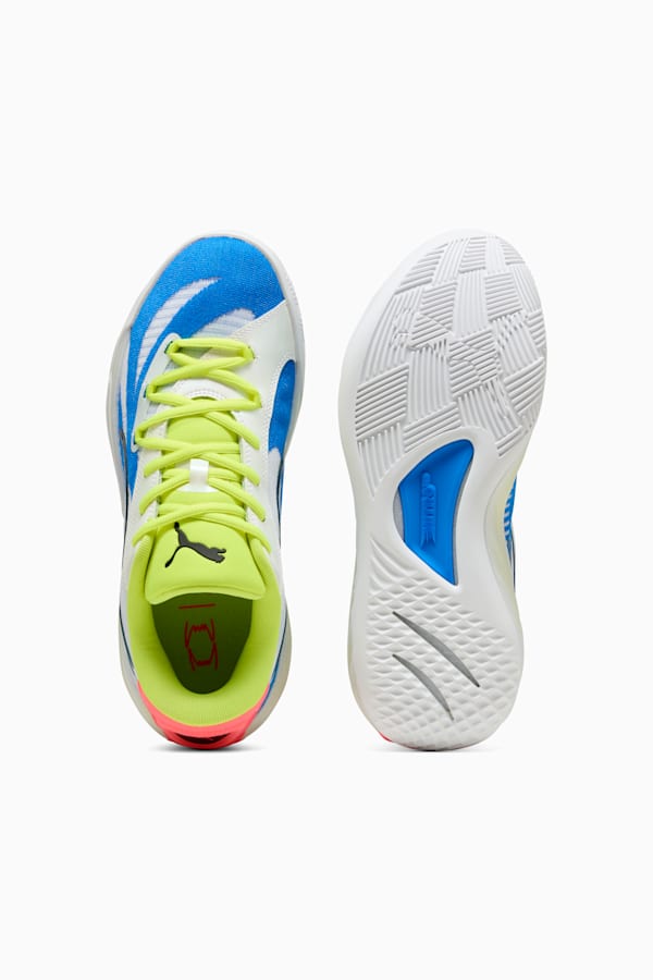 All-Pro NITRO™ Basketball Shoes Unisex, PUMA White-Yellow Alert-Pink Alert, extralarge