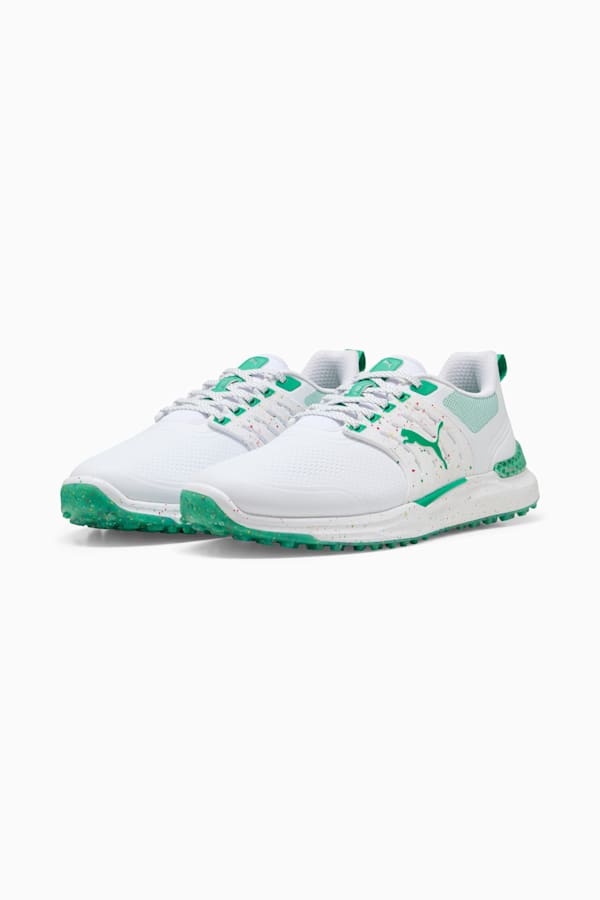 PUMA x ARNOLD PALMER IGNITE Elevate Golf Shoes Men, PUMA White-Grassy Green-Rosso Corsa, extralarge-GBR