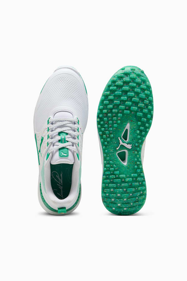 PUMA x ARNOLD PALMER IGNITE Elevate Golf Shoes Men, PUMA White-Grassy Green-Rosso Corsa, extralarge-GBR