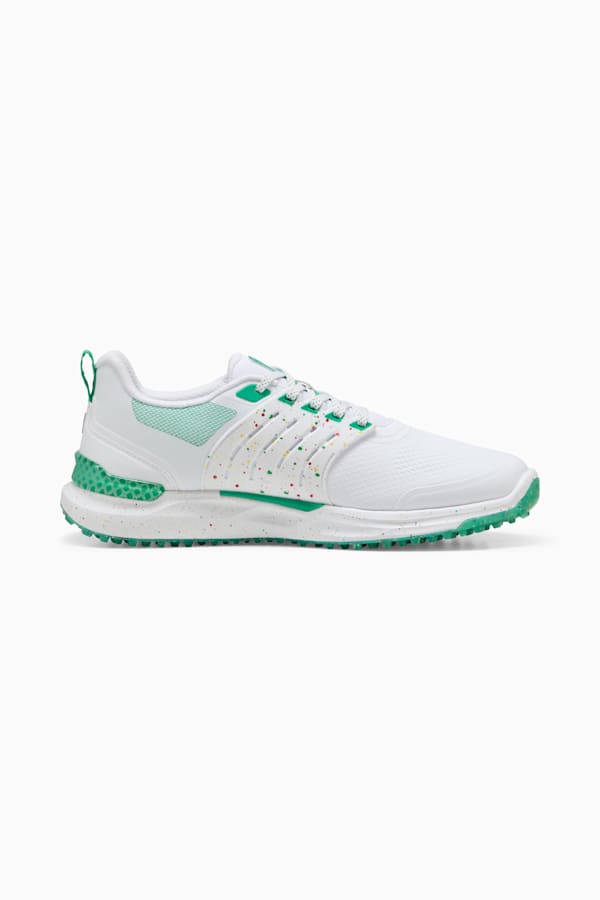 PUMA x ARNOLD PALMER IGNITE Elevate Golf Shoes Men, PUMA White-Grassy Green-Rosso Corsa, extralarge-GBR