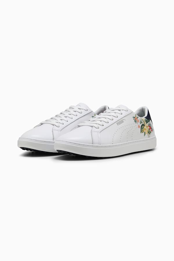 PUMA x PALM TREE CREW Classic G Golf Shoes Men, PUMA White-Deep Navy-Red Fire, extralarge-GBR