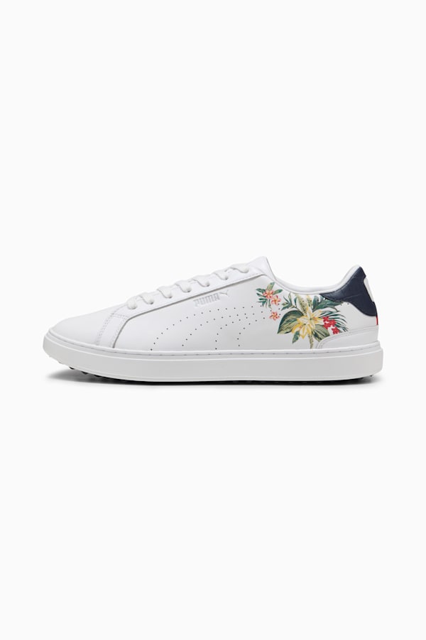 PUMA x PALM TREE CREW Classic G Golf Shoes Men, PUMA White-Deep Navy-Red Fire, extralarge-GBR