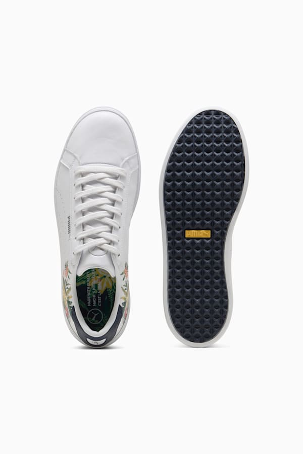 PUMA x PALM TREE CREW Classic G Golf Shoes Men, PUMA White-Deep Navy-Red Fire, extralarge-GBR