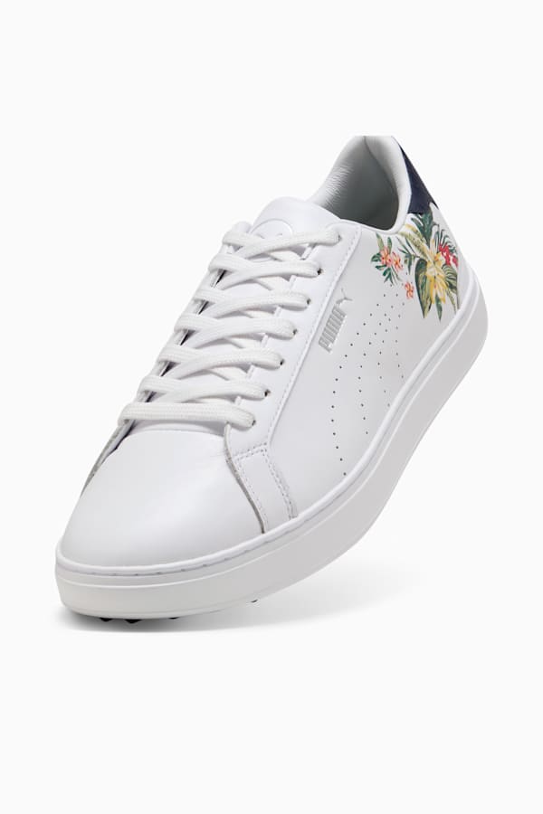 PUMA x PALM TREE CREW Classic G Golf Shoes Men, PUMA White-Deep Navy-Red Fire, extralarge-GBR