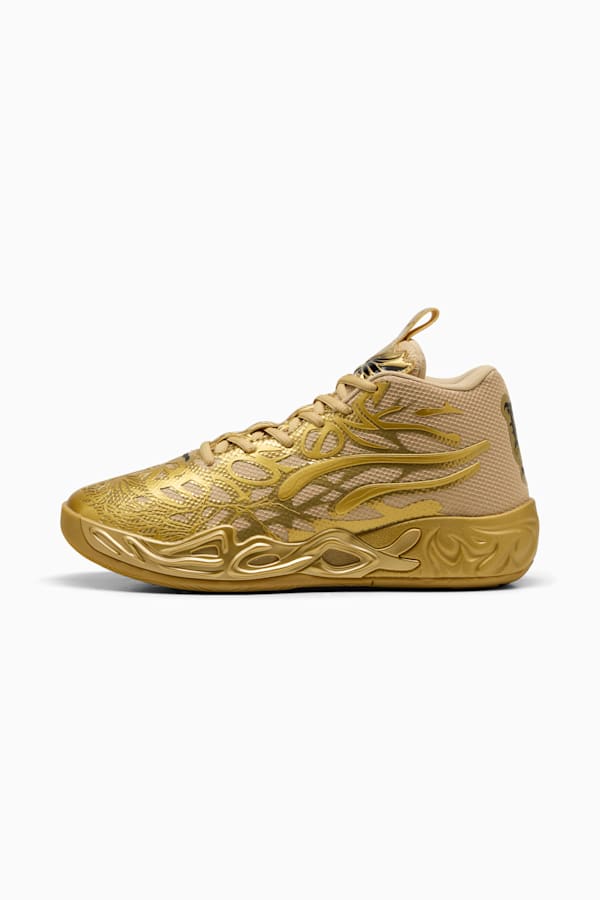MB.04 Golden Child Basketball Shoes Unisex, PUMA Gold-Matte Puma Gold-PUMA Black, extralarge-GBR