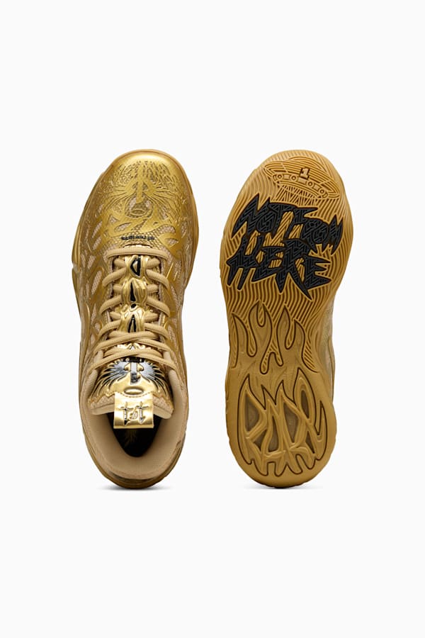 MB.04 Golden Child Basketball Shoes Unisex, PUMA Gold-Matte Puma Gold-PUMA Black, extralarge-GBR