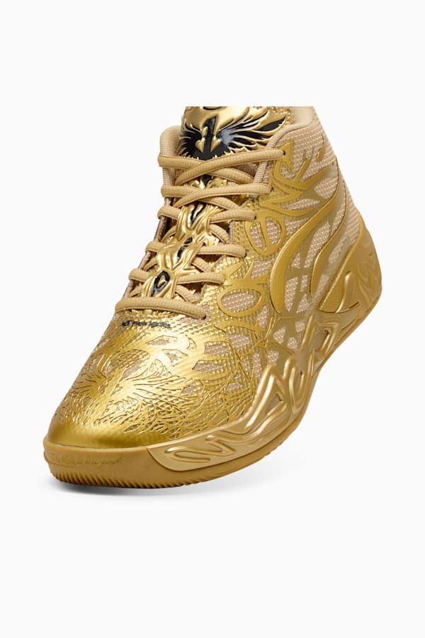 MB.04 Golden Child Basketball Shoes Unisex, PUMA Gold-Matte Puma Gold-PUMA Black, extralarge-GBR