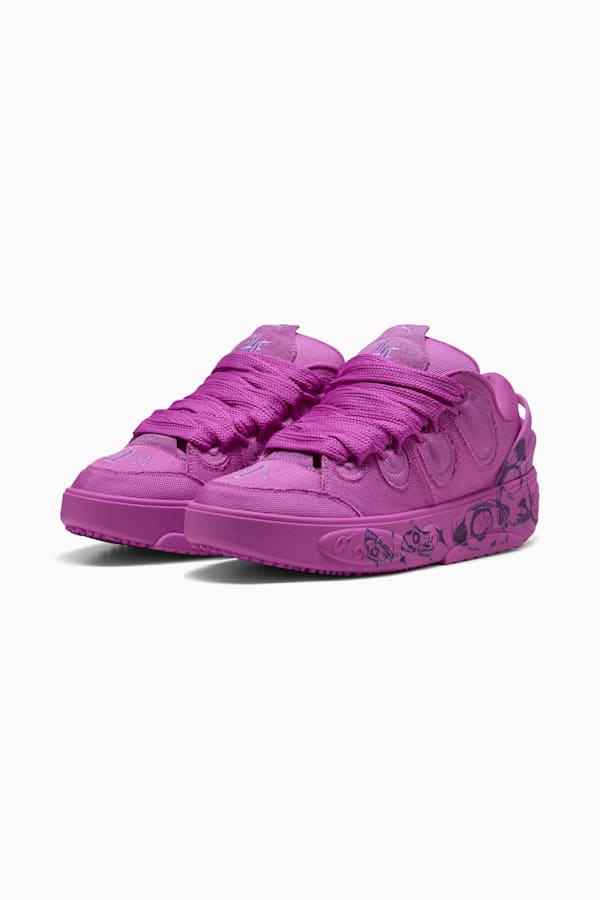 PUMA HOOPS x LAFRANCÉ Butterfly Sneakers Unisex, Pure Magenta-Ultra Violet, extralarge-GBR