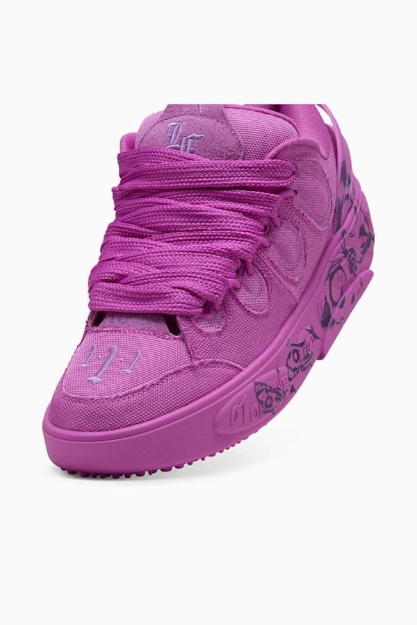 PUMA HOOPS x LAFRANCÉ Butterfly Sneakers Unisex, Pure Magenta-Ultra Violet, extralarge-GBR
