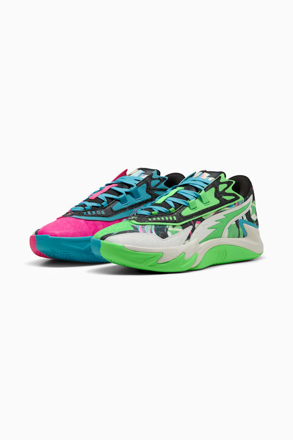 Scoot Zeros II 2K Basketball Shoes Unisex, Bright Aqua-Feather Gray, extralarge