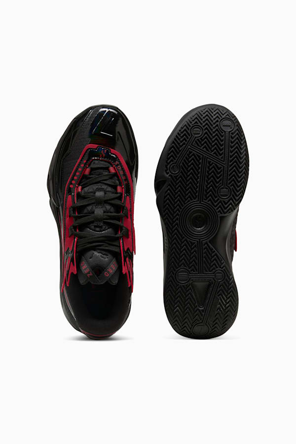 Scoot Zeros II SCRRRT Basketball Shoes Unisex, Dark Crimson-PUMA Black, extralarge