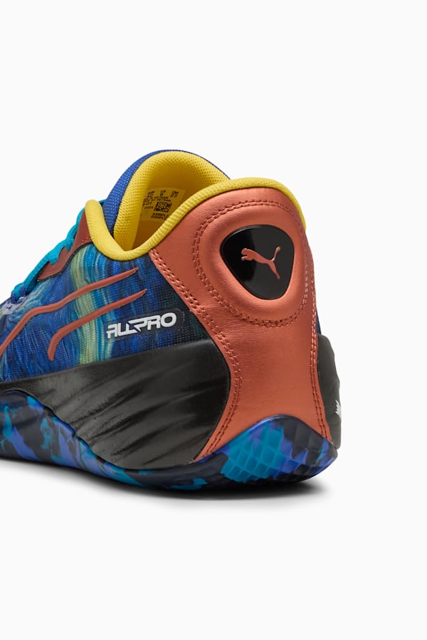 All-Pro NITRO™ SQD Dylan Exhibit Basketball Boots Unisex, Vivid Blue-Tropical Blue, extralarge