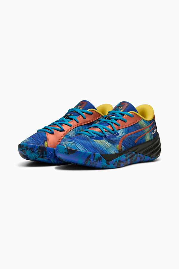 All-Pro NITRO™ SQD Dylan Exhibit Basketball Boots Unisex, Vivid Blue-Tropical Blue, extralarge