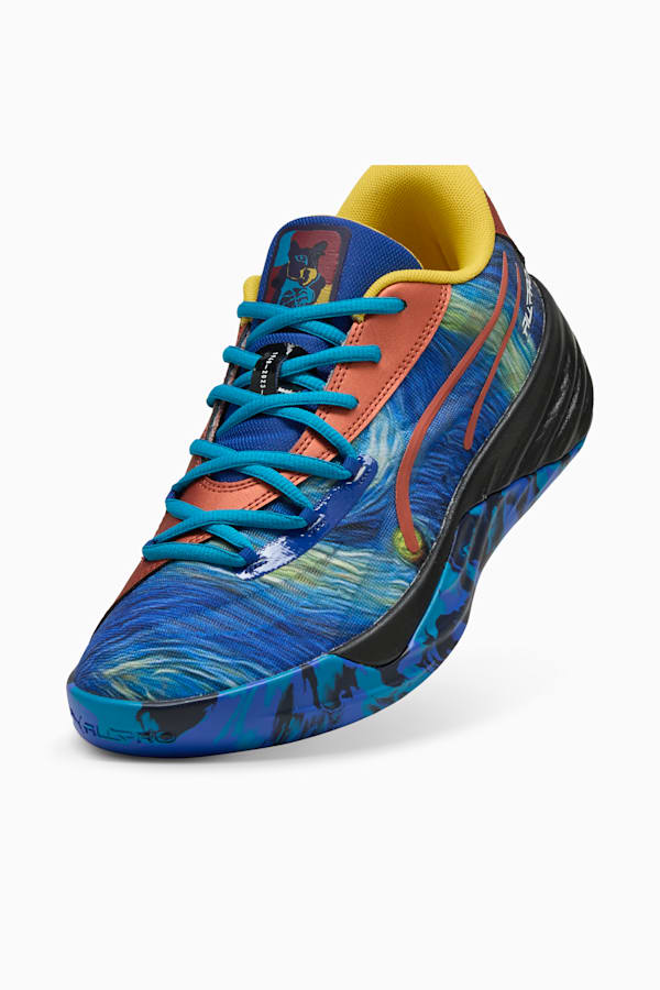 All-Pro NITRO™ SQD Dylan Exhibit Basketball Boots Unisex, Vivid Blue-Tropical Blue, extralarge