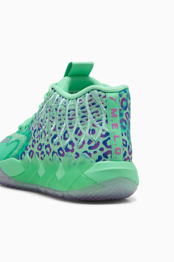 MB.01 Alien Safari Basketball Shoes Unisex, Green Glimmer-Pure Magenta-Hyperlink Blue, extralarge