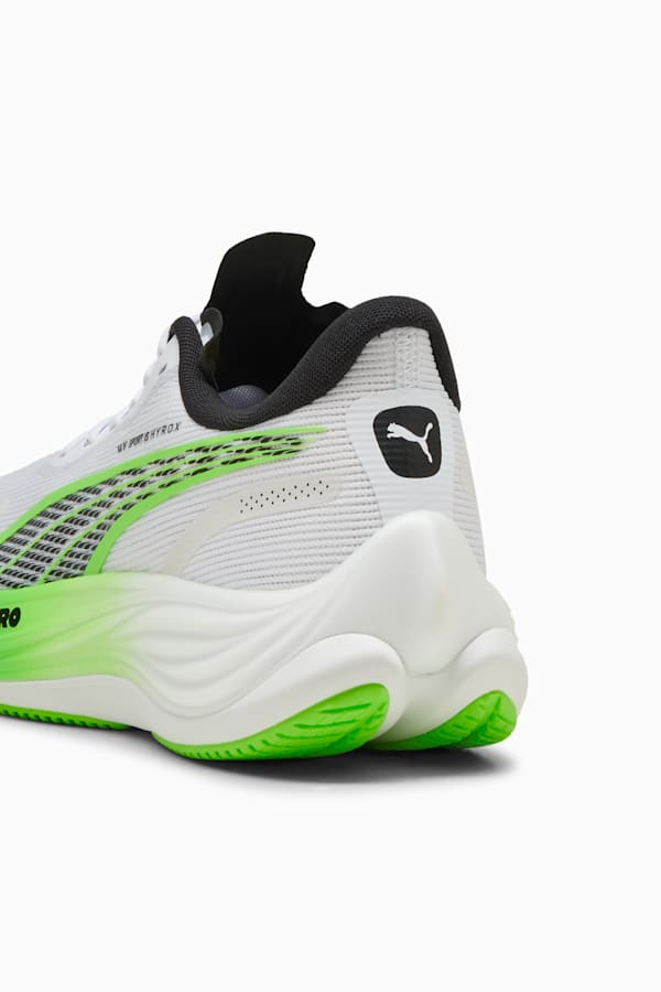 PUMA x HYROX Velocity NITRO™ 3 Running Shoes Men, PUMA White-Green Glare, extralarge