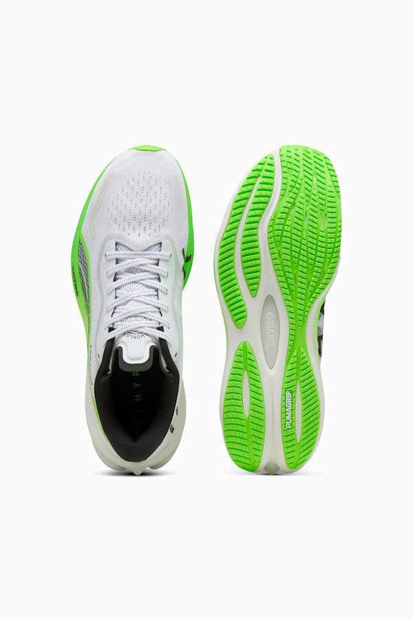 PUMA x HYROX Velocity NITRO™ 3 Running Shoes Men, PUMA White-Green Glare, extralarge