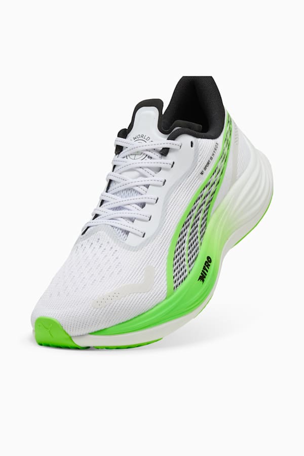 PUMA x HYROX Velocity NITRO™ 3 Running Shoes Men, PUMA White-Green Glare, extralarge