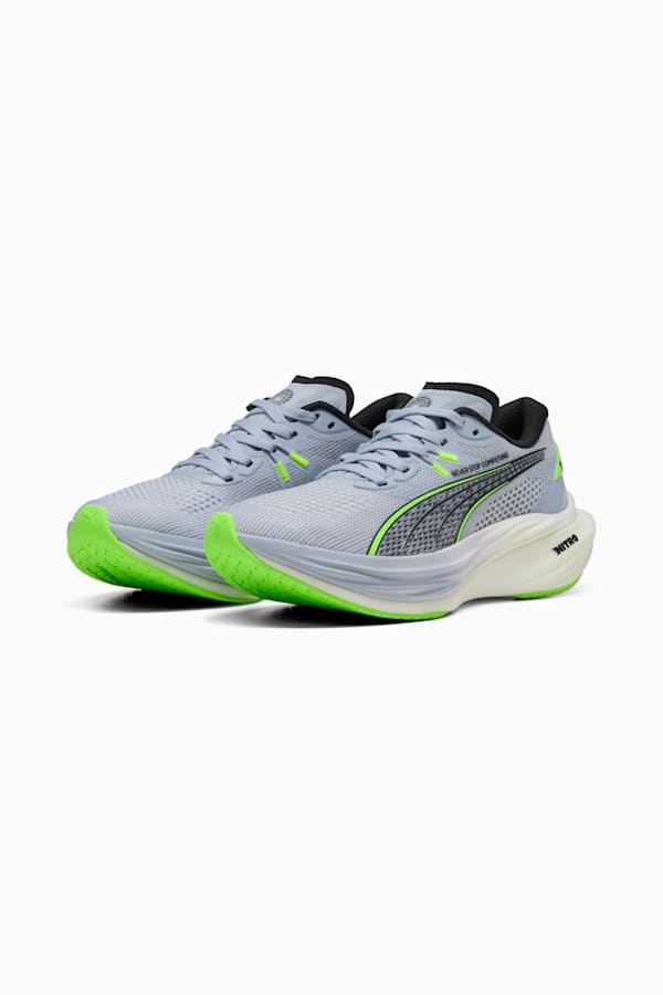 PUMA x HYROX Deviate NITRO™ 3 Running Shoes Women, Cool Weather-Green Glare, extralarge