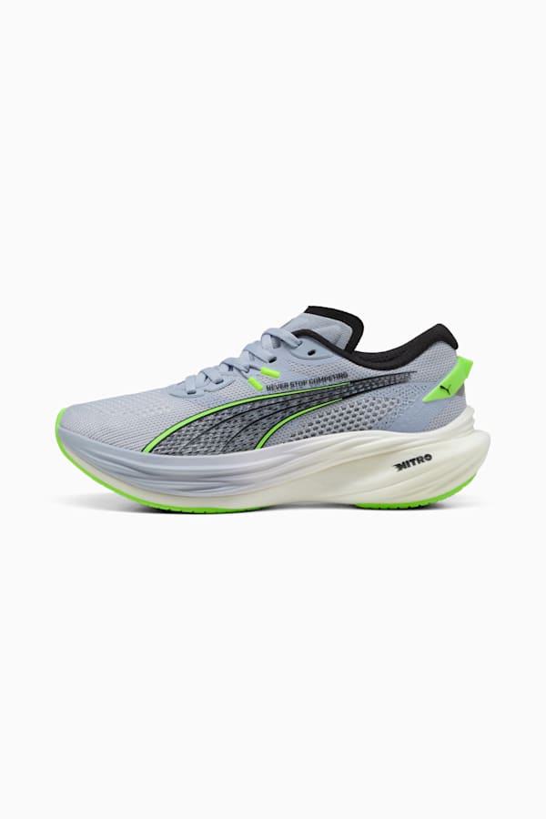 PUMA x HYROX Deviate NITRO™ 3 Running Shoes Women, Cool Weather-Green Glare, extralarge