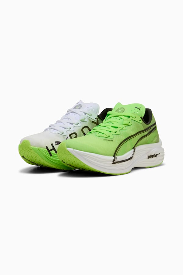PUMA x HYROX Deviate NITRO™ Elite 3 Running Shoes Women, PUMA White-Green Glare, extralarge