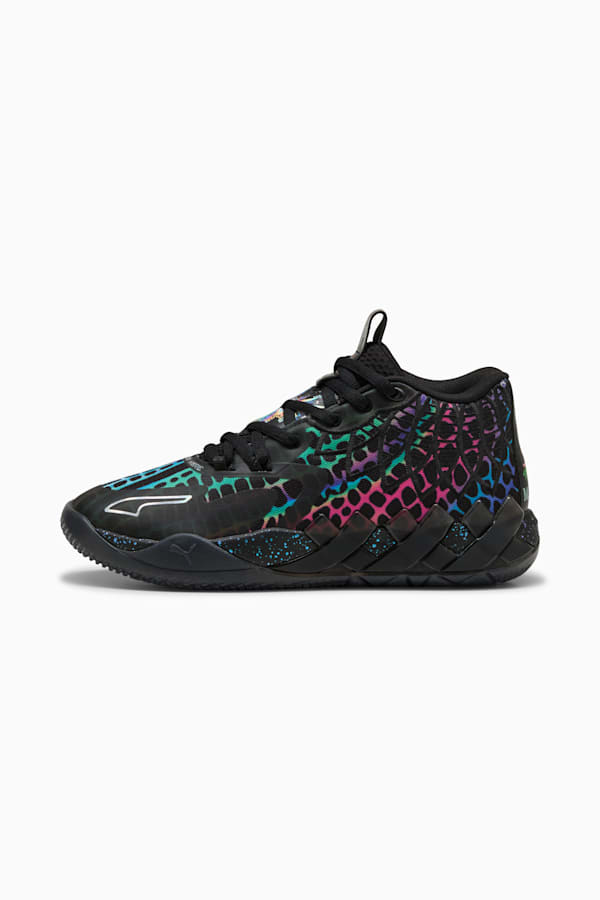 PUMA HOOPS x TMNT MB.01 Baxter Stockman Basketball Shoes Unisex, PUMA Black-PUMA Red, extralarge