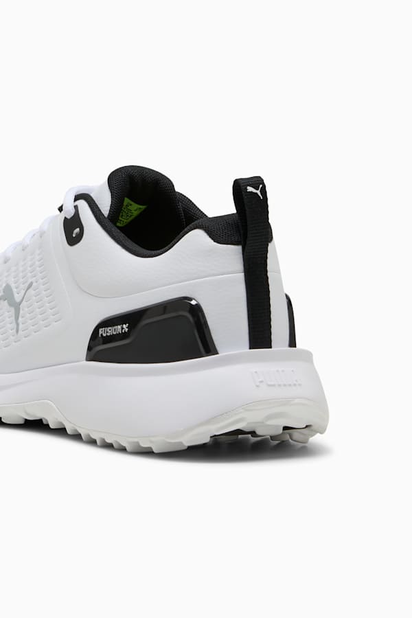 Fusion Plus SL Golf Shoes Men, PUMA White-PUMA Black, extralarge-GBR