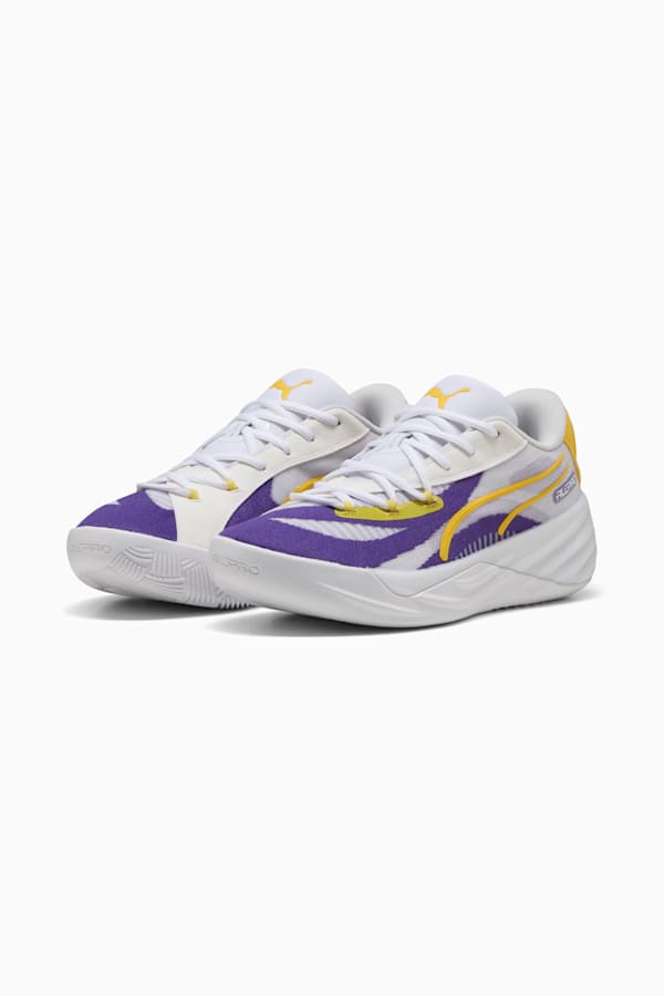 All-Pro NITRO™ LA Basketball Shoes Unisex, Team Violet-Pelé Yellow, extralarge