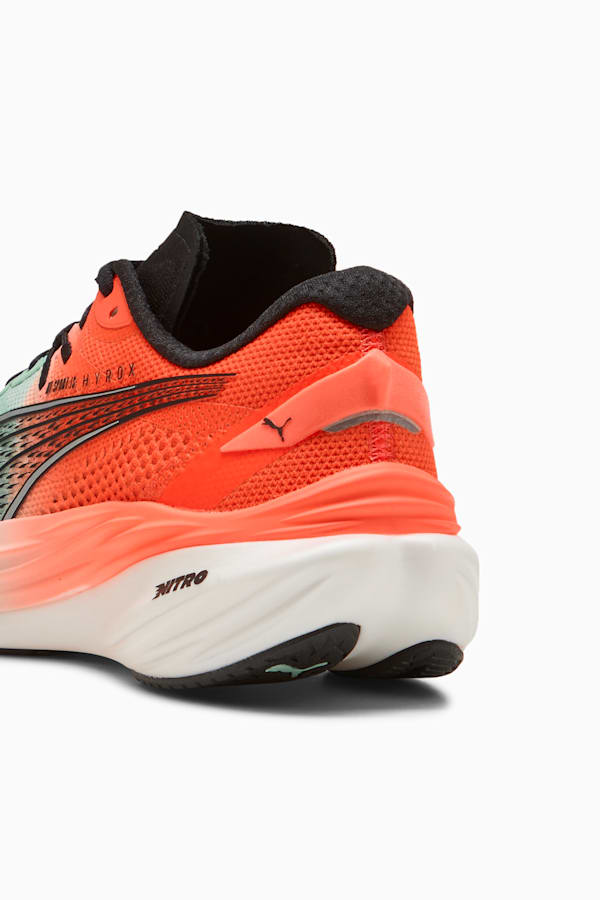 PUMA x HYROX Deviate NITRO™ 3 Running Shoes Women, Mint Melt-Glowing Red, extralarge-GBR