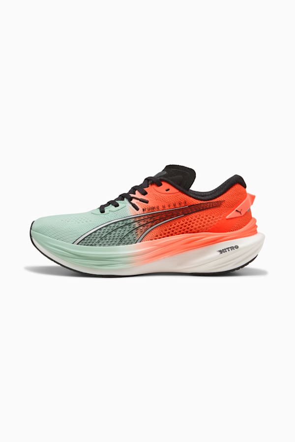 PUMA x HYROX Deviate NITRO™ 3 Running Shoes Women, Mint Melt-Glowing Red, extralarge-GBR