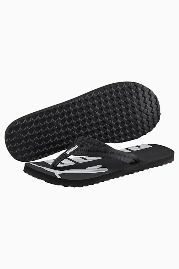 Red puma flip flops on sale