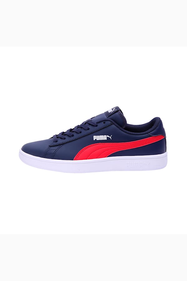 PUMA Smash V2 Trainers Youth, Puma Black-Puma White, extralarge-GBR